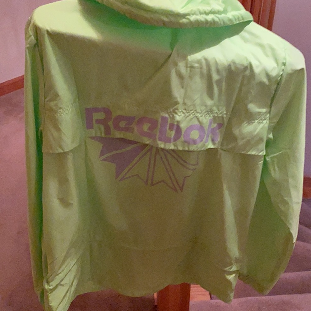 Neon green Reebok light jacket - Picture 4 of 4